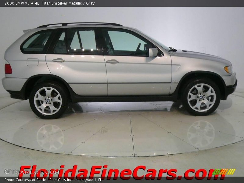 Titanium Silver Metallic / Gray 2000 BMW X5 4.4i