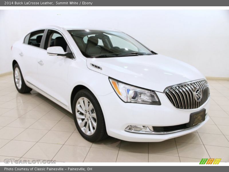 Summit White / Ebony 2014 Buick LaCrosse Leather