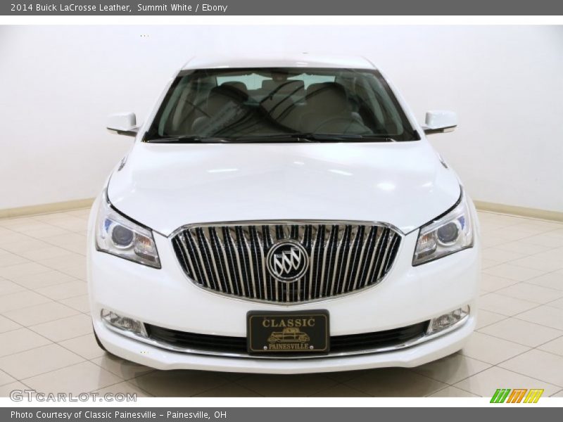 Summit White / Ebony 2014 Buick LaCrosse Leather