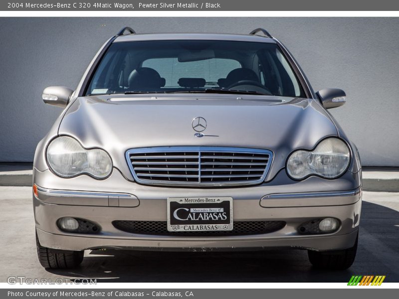 Pewter Silver Metallic / Black 2004 Mercedes-Benz C 320 4Matic Wagon