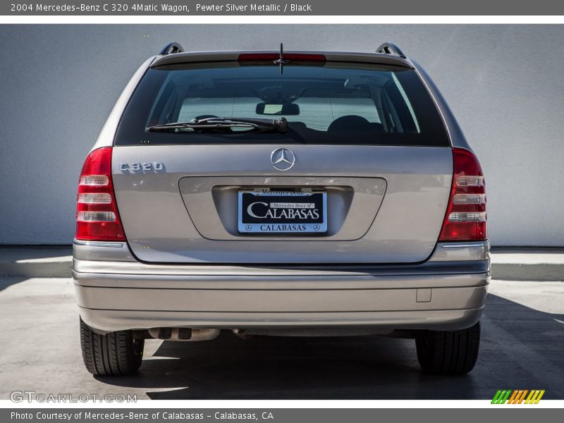 Pewter Silver Metallic / Black 2004 Mercedes-Benz C 320 4Matic Wagon