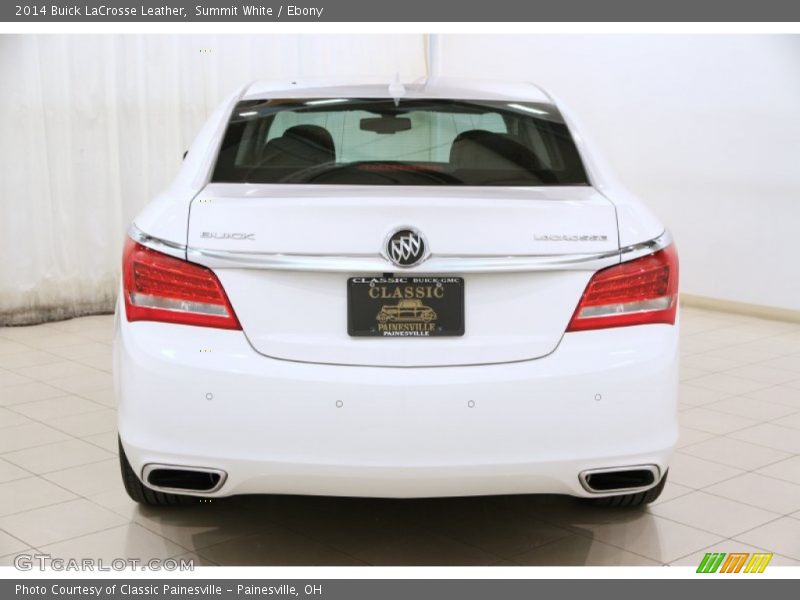 Summit White / Ebony 2014 Buick LaCrosse Leather