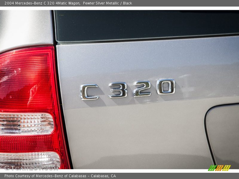 Pewter Silver Metallic / Black 2004 Mercedes-Benz C 320 4Matic Wagon