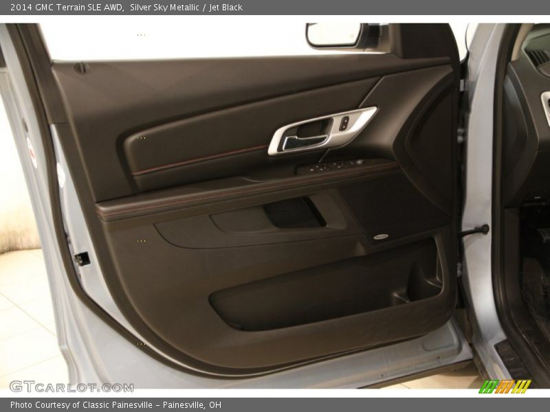 Silver Sky Metallic / Jet Black 2014 GMC Terrain SLE AWD