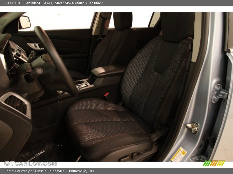 Silver Sky Metallic / Jet Black 2014 GMC Terrain SLE AWD