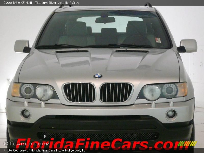 Titanium Silver Metallic / Gray 2000 BMW X5 4.4i