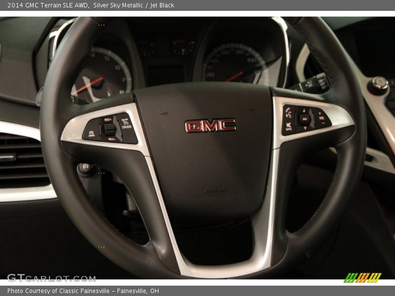 Silver Sky Metallic / Jet Black 2014 GMC Terrain SLE AWD