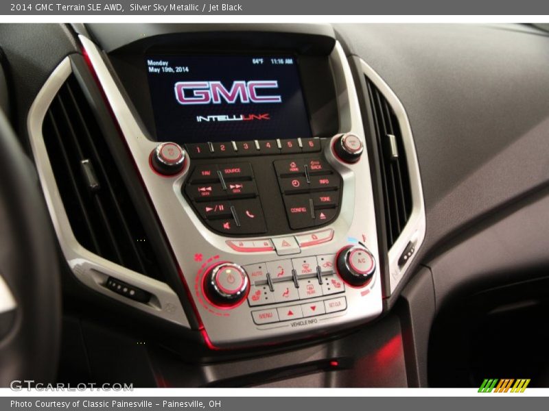 Silver Sky Metallic / Jet Black 2014 GMC Terrain SLE AWD