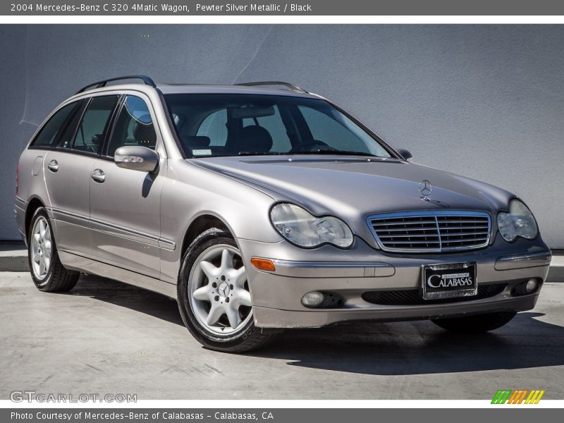Pewter Silver Metallic / Black 2004 Mercedes-Benz C 320 4Matic Wagon