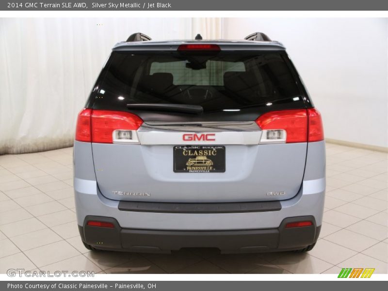Silver Sky Metallic / Jet Black 2014 GMC Terrain SLE AWD