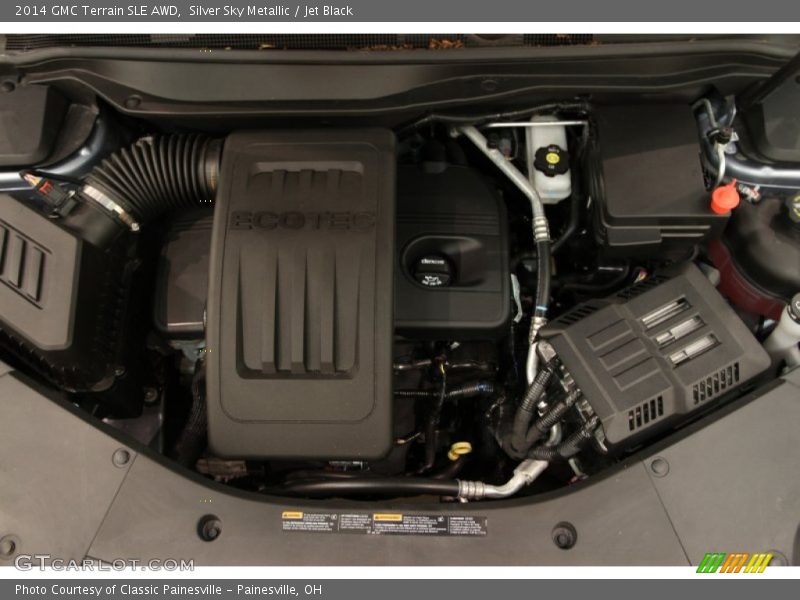 Silver Sky Metallic / Jet Black 2014 GMC Terrain SLE AWD
