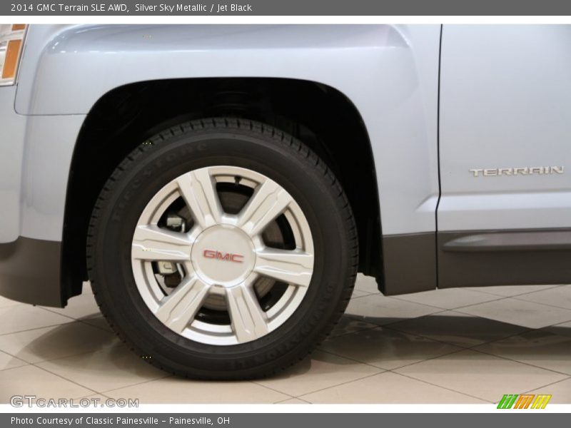 Silver Sky Metallic / Jet Black 2014 GMC Terrain SLE AWD