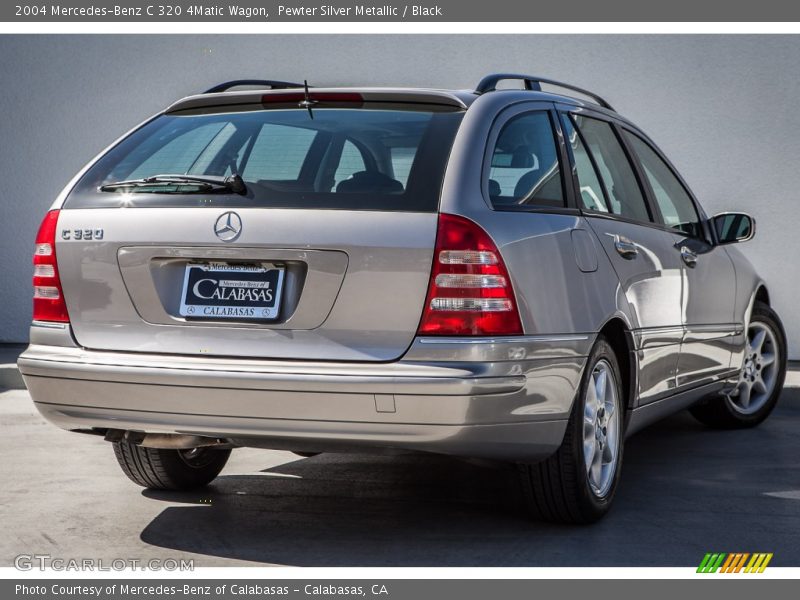 Pewter Silver Metallic / Black 2004 Mercedes-Benz C 320 4Matic Wagon