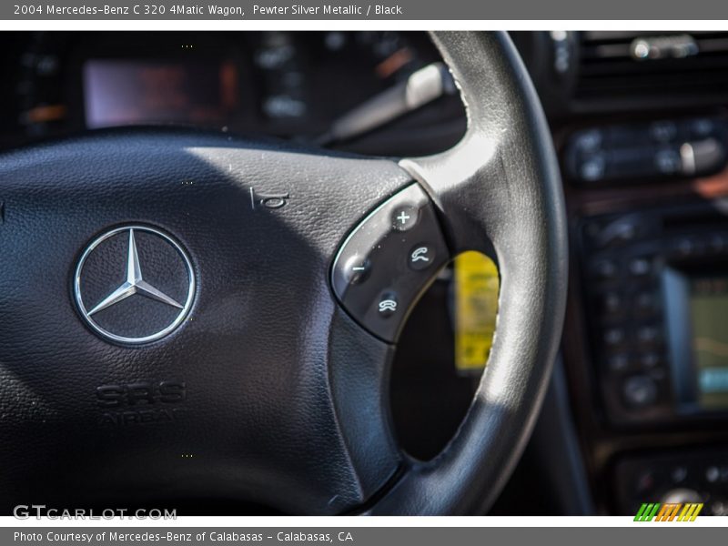 Pewter Silver Metallic / Black 2004 Mercedes-Benz C 320 4Matic Wagon