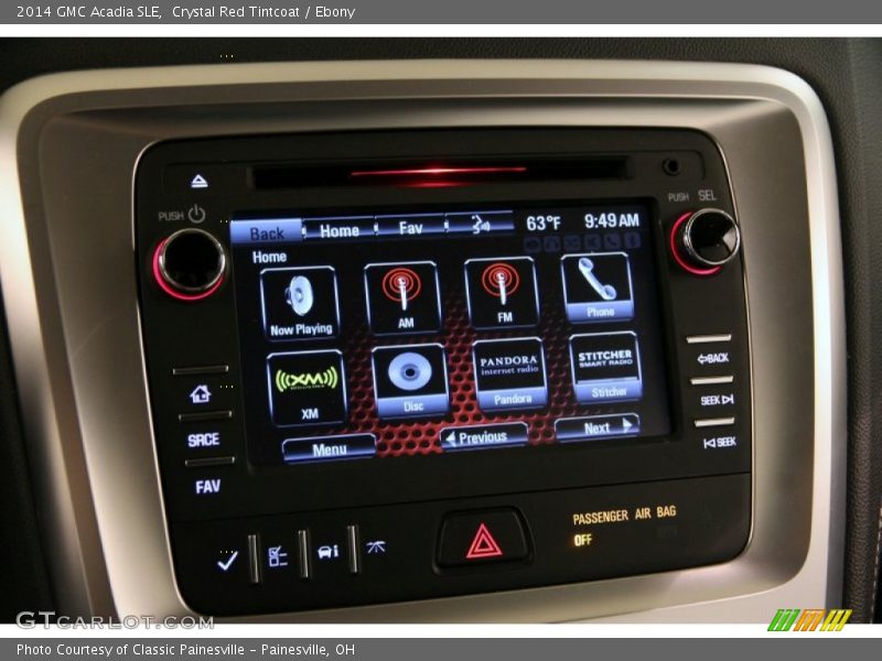 Crystal Red Tintcoat / Ebony 2014 GMC Acadia SLE