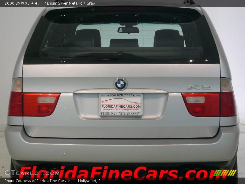 Titanium Silver Metallic / Gray 2000 BMW X5 4.4i