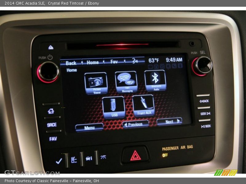 Crystal Red Tintcoat / Ebony 2014 GMC Acadia SLE