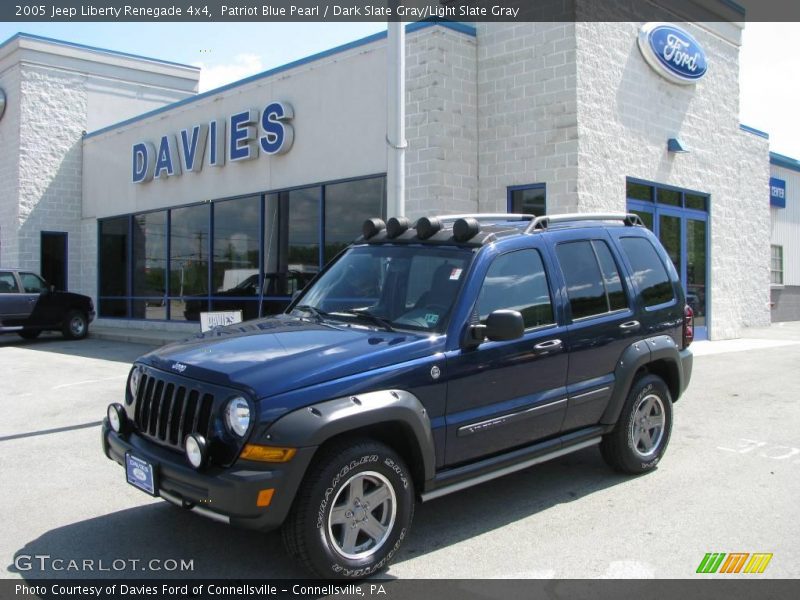 Patriot Blue Pearl / Dark Slate Gray/Light Slate Gray 2005 Jeep Liberty Renegade 4x4