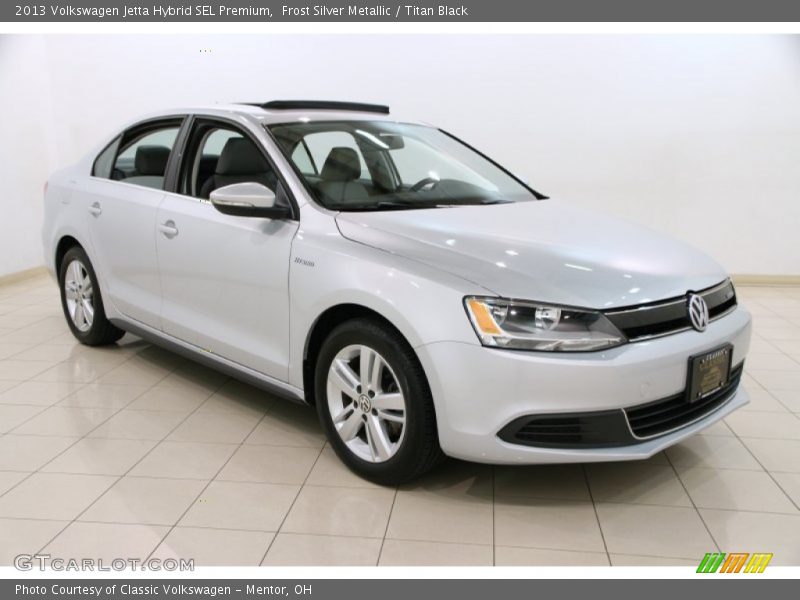 Frost Silver Metallic / Titan Black 2013 Volkswagen Jetta Hybrid SEL Premium