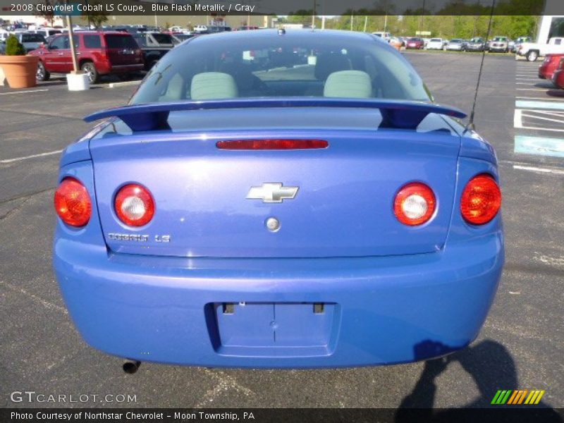 Blue Flash Metallic / Gray 2008 Chevrolet Cobalt LS Coupe