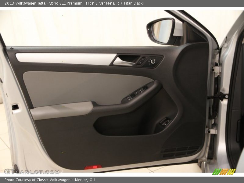 Frost Silver Metallic / Titan Black 2013 Volkswagen Jetta Hybrid SEL Premium