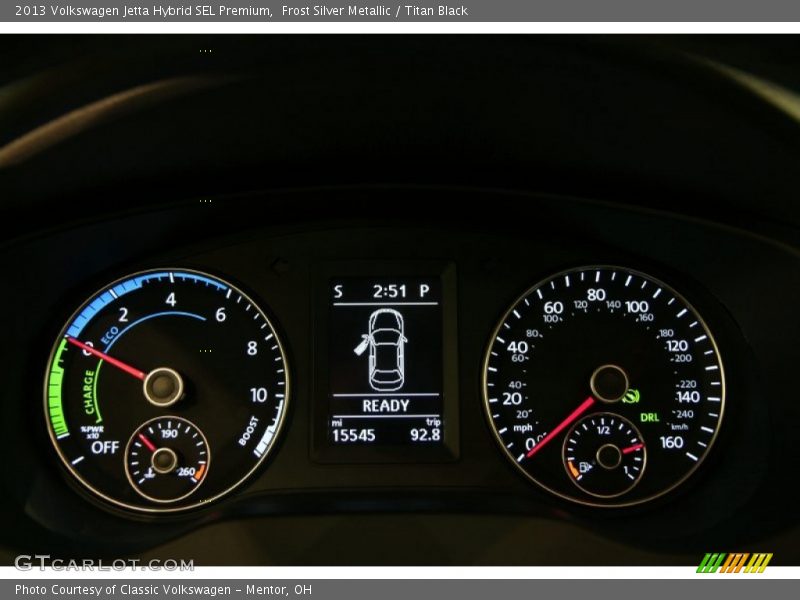 Frost Silver Metallic / Titan Black 2013 Volkswagen Jetta Hybrid SEL Premium