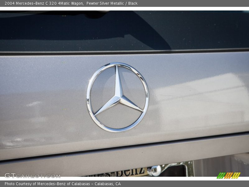 Pewter Silver Metallic / Black 2004 Mercedes-Benz C 320 4Matic Wagon