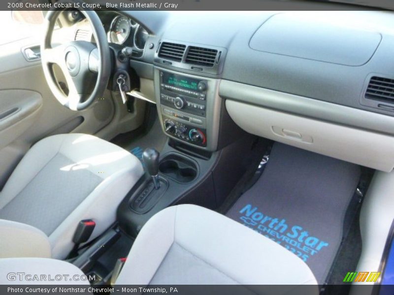 Blue Flash Metallic / Gray 2008 Chevrolet Cobalt LS Coupe