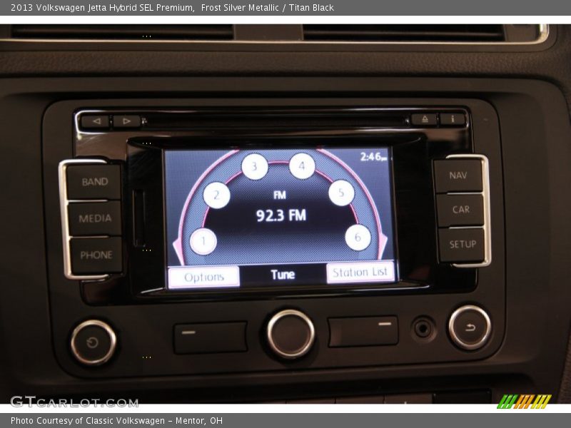 Frost Silver Metallic / Titan Black 2013 Volkswagen Jetta Hybrid SEL Premium
