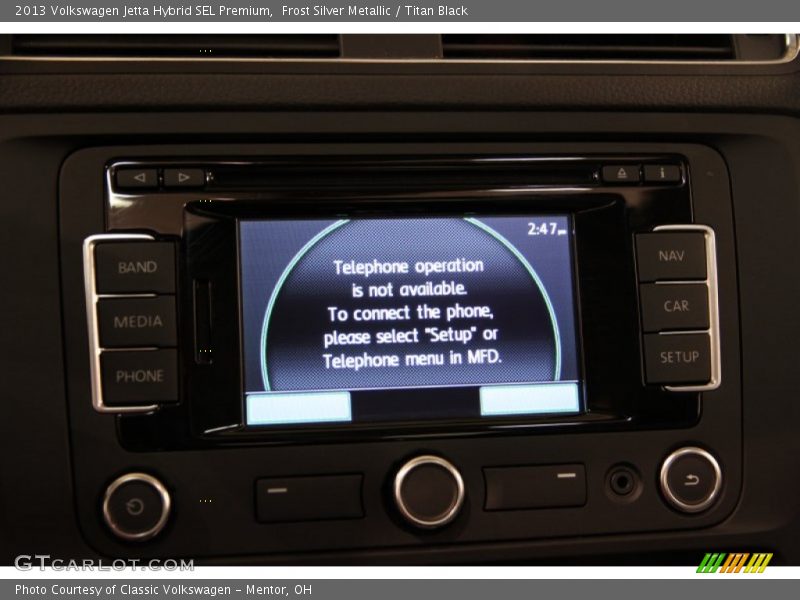 Frost Silver Metallic / Titan Black 2013 Volkswagen Jetta Hybrid SEL Premium