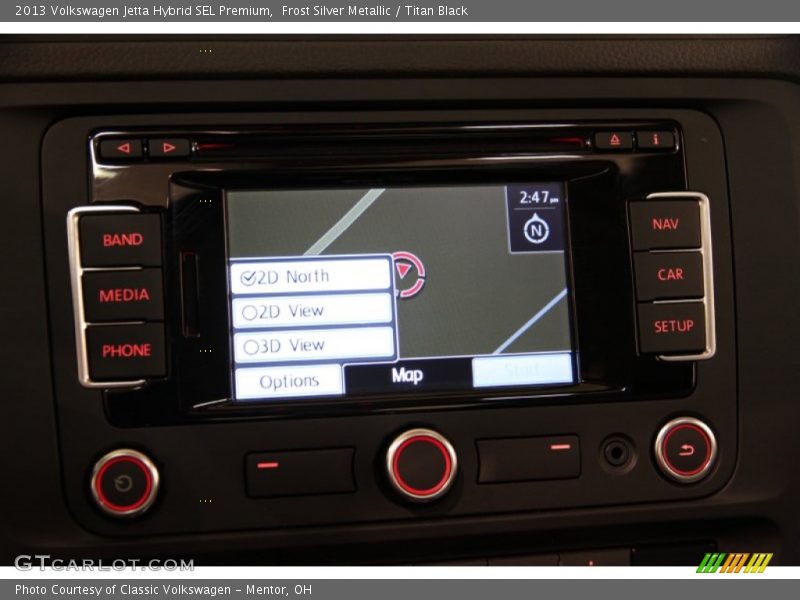 Frost Silver Metallic / Titan Black 2013 Volkswagen Jetta Hybrid SEL Premium