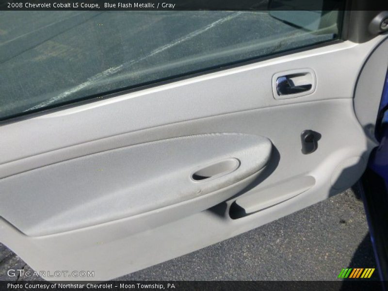 Blue Flash Metallic / Gray 2008 Chevrolet Cobalt LS Coupe