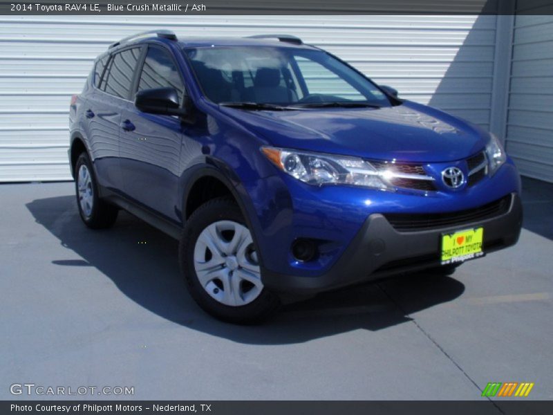 Blue Crush Metallic / Ash 2014 Toyota RAV4 LE