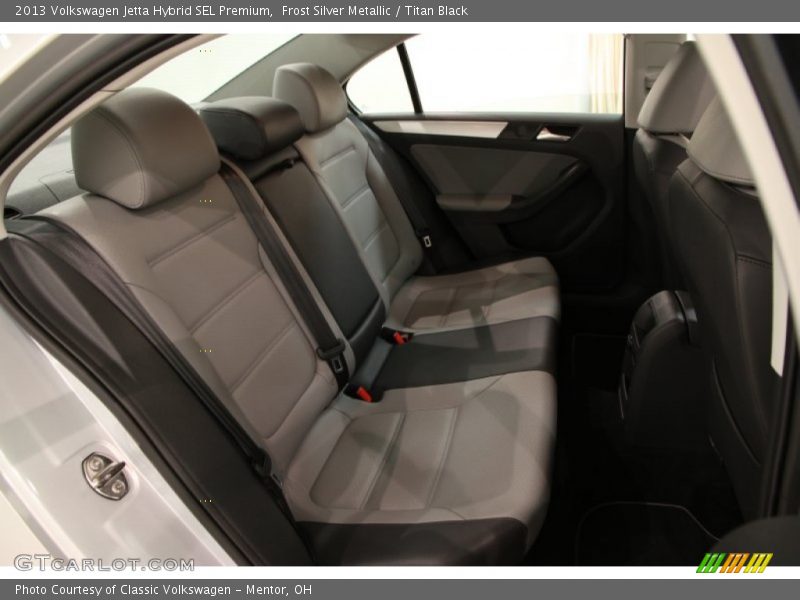 Frost Silver Metallic / Titan Black 2013 Volkswagen Jetta Hybrid SEL Premium