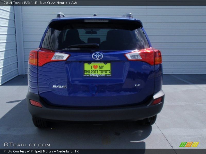 Blue Crush Metallic / Ash 2014 Toyota RAV4 LE