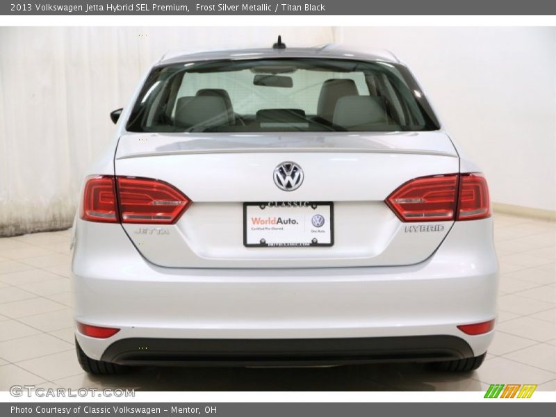 Frost Silver Metallic / Titan Black 2013 Volkswagen Jetta Hybrid SEL Premium