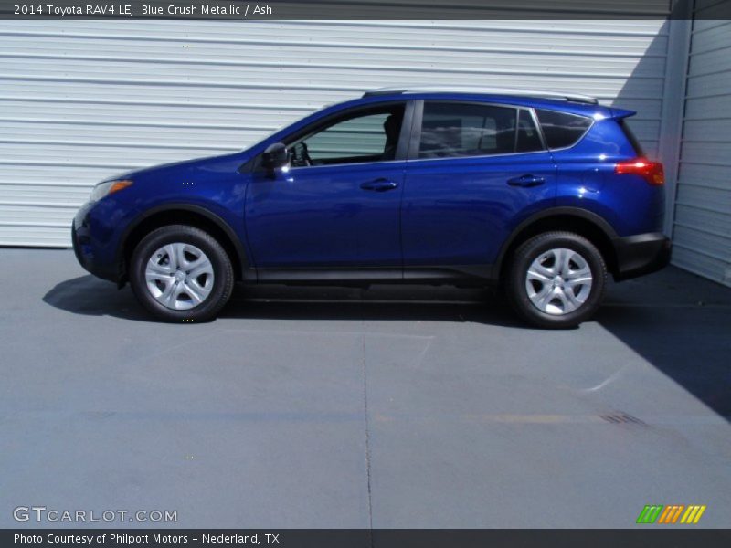Blue Crush Metallic / Ash 2014 Toyota RAV4 LE