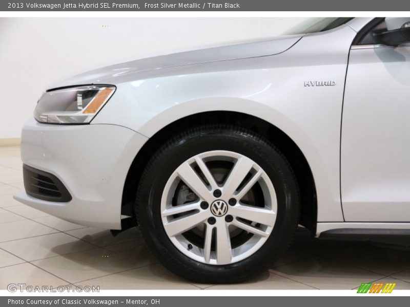 Frost Silver Metallic / Titan Black 2013 Volkswagen Jetta Hybrid SEL Premium