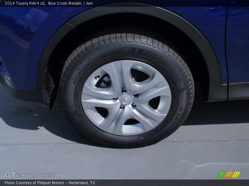 Blue Crush Metallic / Ash 2014 Toyota RAV4 LE