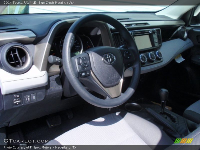 Blue Crush Metallic / Ash 2014 Toyota RAV4 LE