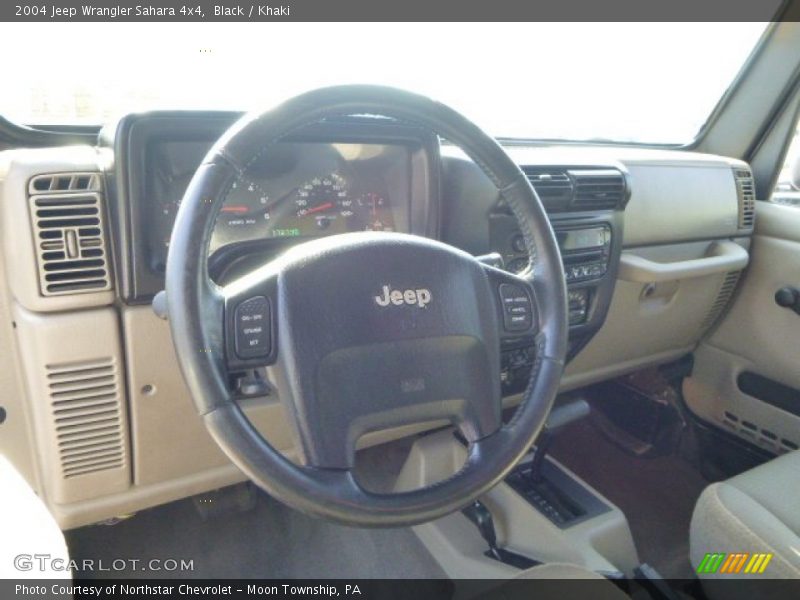 Black / Khaki 2004 Jeep Wrangler Sahara 4x4