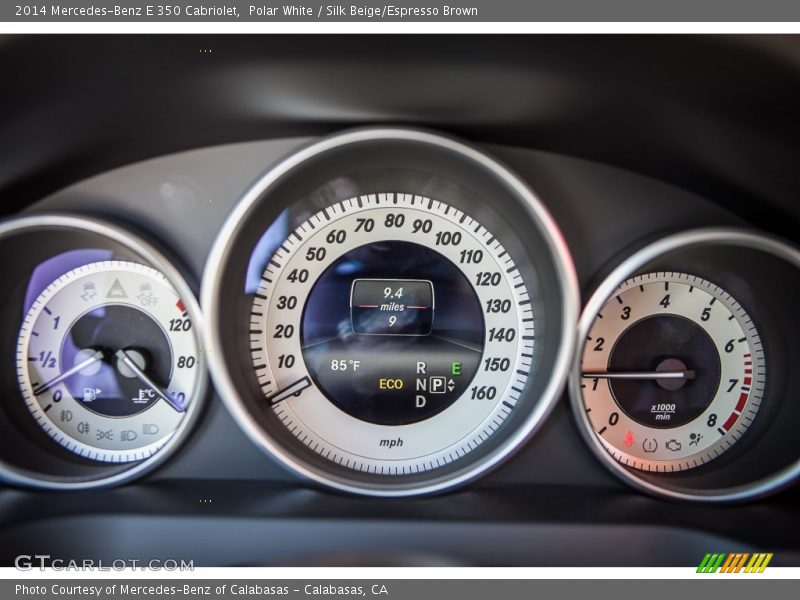 Polar White / Silk Beige/Espresso Brown 2014 Mercedes-Benz E 350 Cabriolet
