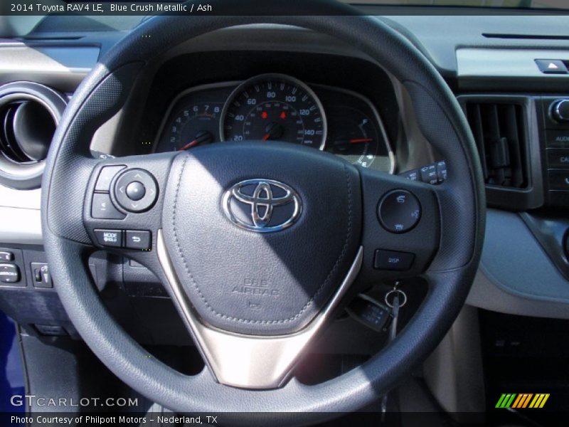 Blue Crush Metallic / Ash 2014 Toyota RAV4 LE