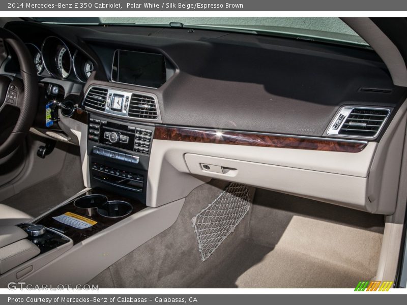 Polar White / Silk Beige/Espresso Brown 2014 Mercedes-Benz E 350 Cabriolet