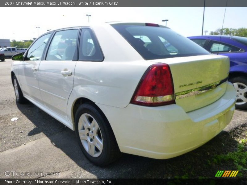 White / Titanium Gray 2007 Chevrolet Malibu Maxx LT Wagon