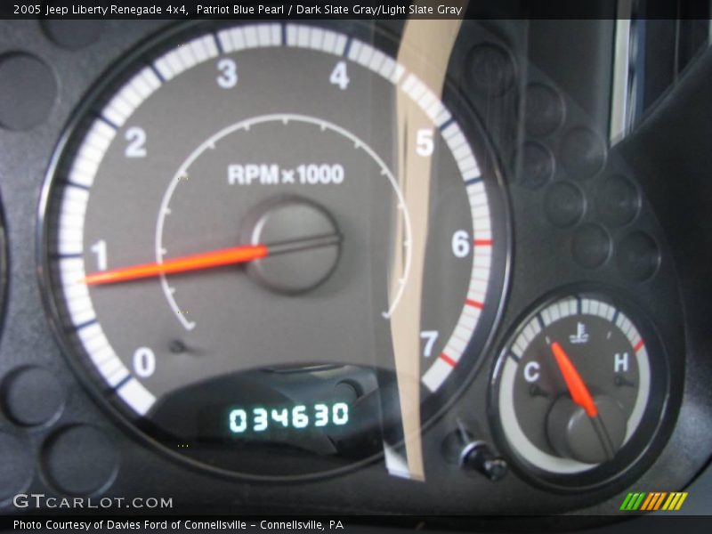 Patriot Blue Pearl / Dark Slate Gray/Light Slate Gray 2005 Jeep Liberty Renegade 4x4