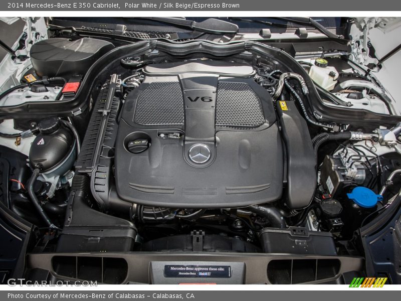 Polar White / Silk Beige/Espresso Brown 2014 Mercedes-Benz E 350 Cabriolet