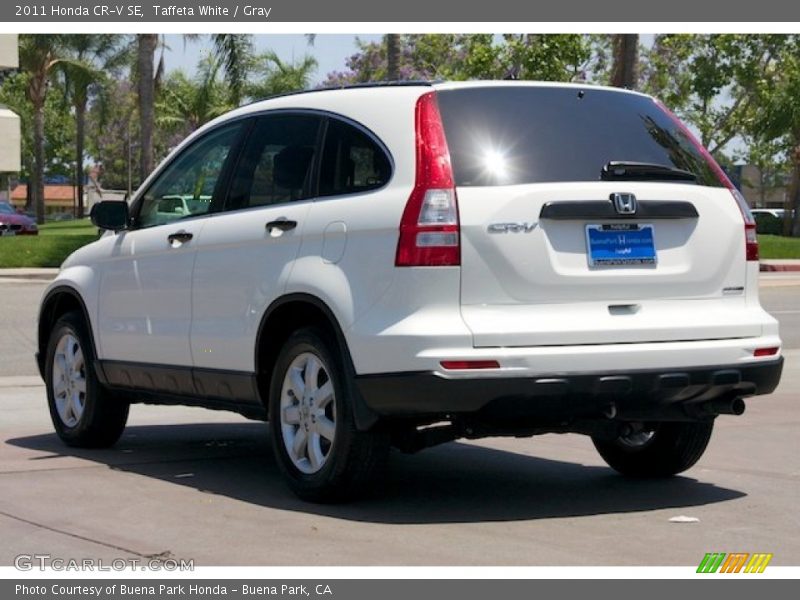 Taffeta White / Gray 2011 Honda CR-V SE