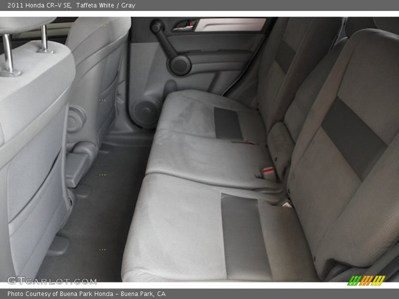 Taffeta White / Gray 2011 Honda CR-V SE
