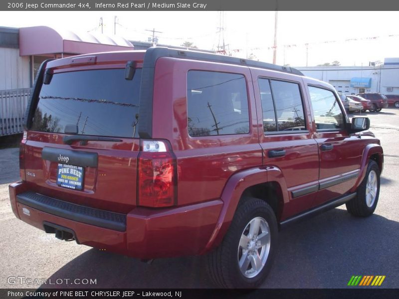 Inferno Red Pearl / Medium Slate Gray 2006 Jeep Commander 4x4
